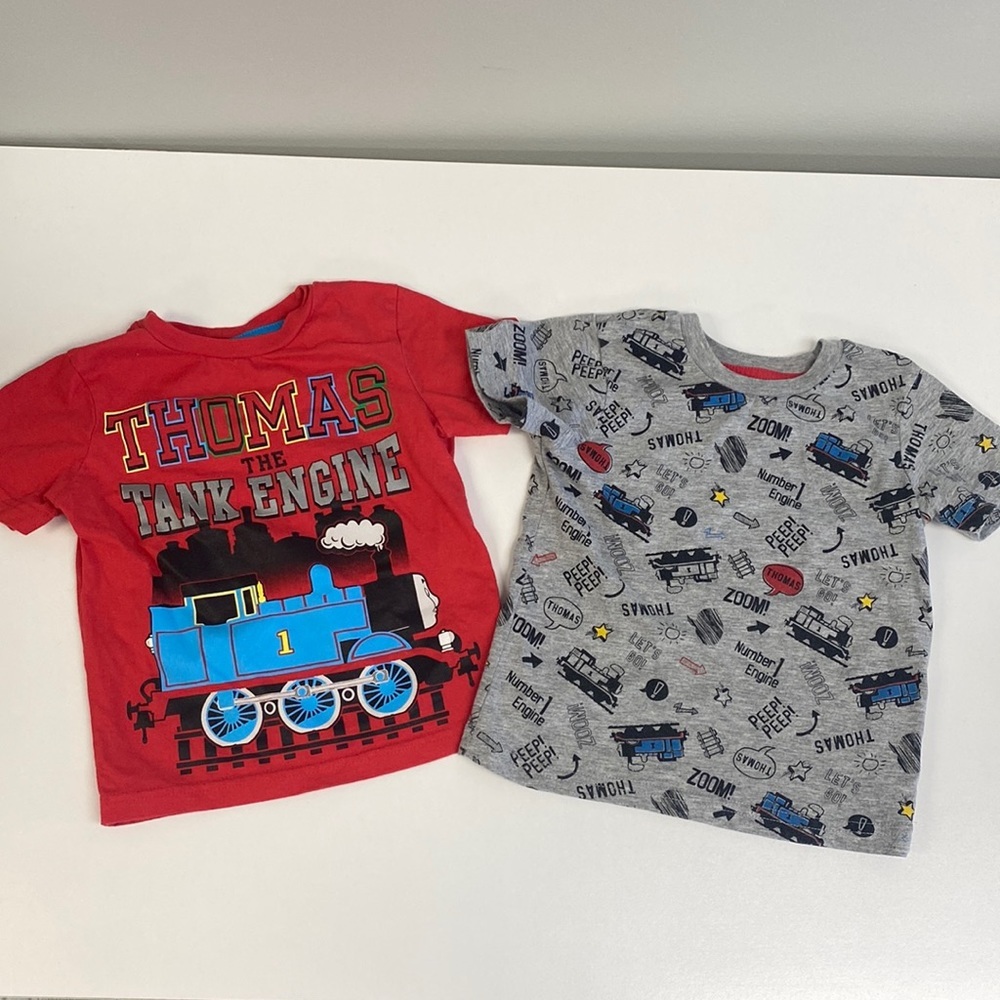 Thomas & Friends Graphic T Shirt Lot of TWO Shirts Size 2T